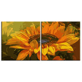 Painting by numbers sunflower in bloom 2-part shipping from DE
